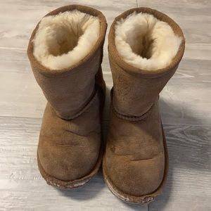 Brown Furry Kids UGGS